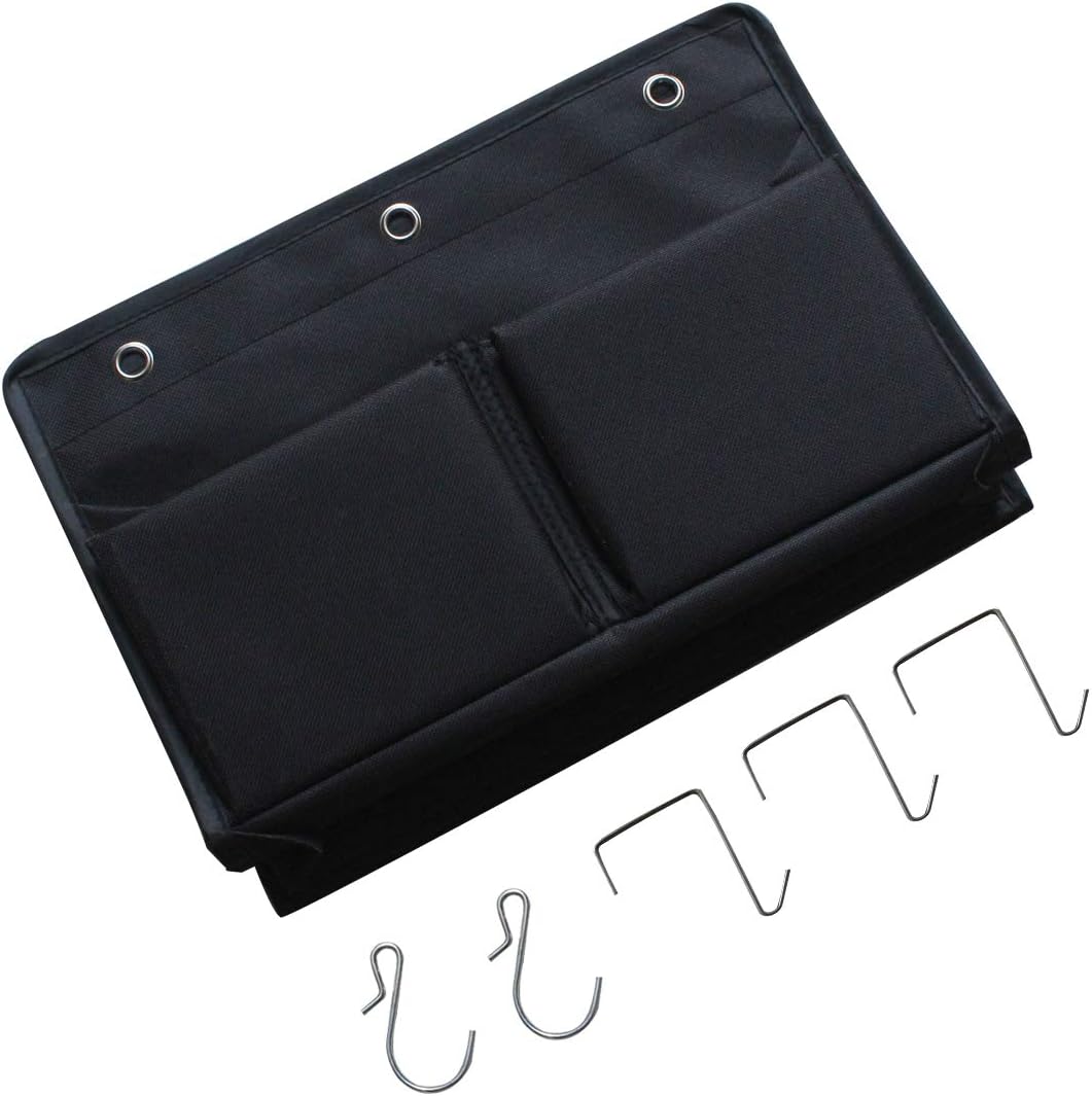 Hängeorganizer Tür Schrank Organizer aus Oxford Tuch Faltbar Hängeregal mit 5 Haken für Handtücher,