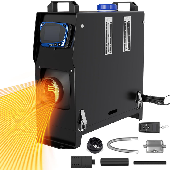 8KW Diesel Standheizung 12V Luft Dieselheizung mit Fernbedienung Air Diesel Heizung Set mit LCD Moni
