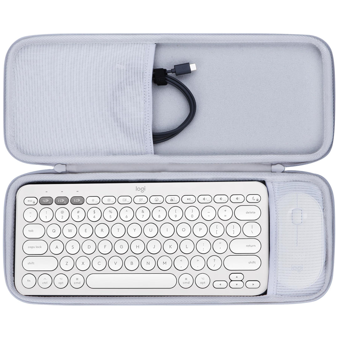 Hart Reise Schutz Hülle Etui Tasche für Logitech Pebble 2 Combo K380s K380 Tastatur und M350 Pebble