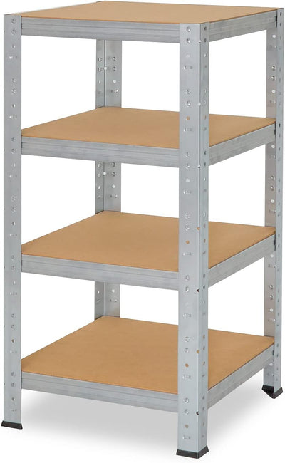 shelfplaza® 100x50x50cm Home Schwerlastregal verzinkt/Metallregal mit 4 Böden/Kellerregal Metall, Ga