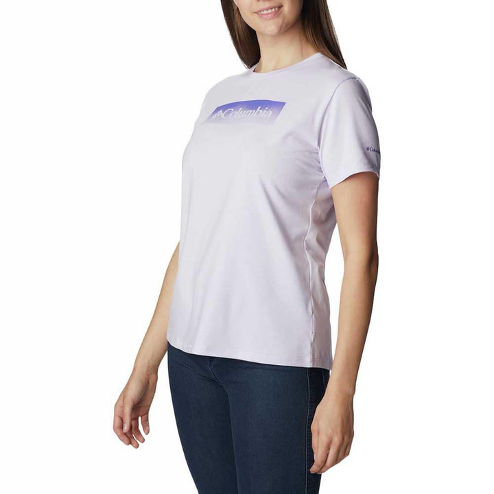 Columbia Tank Top Damen, Sun Trek S Purple Tint Hthr, Framed Halftone Grx, S Purple Tint Hthr, Frame