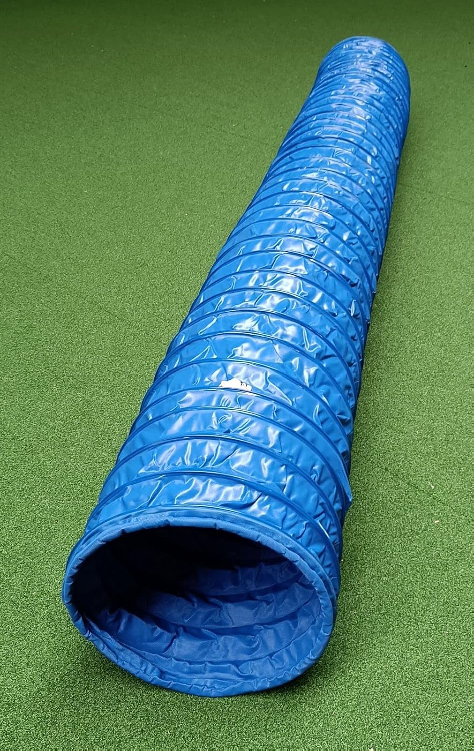 Callieway® Dog Agility Tunnel Turnier mit 60cmØ, 360° FullGrip (5m, blau) 5m blau, 5m blau