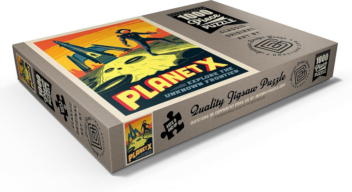 Planet X, Vintage Poster - Premium 1000 Teile Puzzle - MyPuzzle Sonderkollektion von Anderson Design