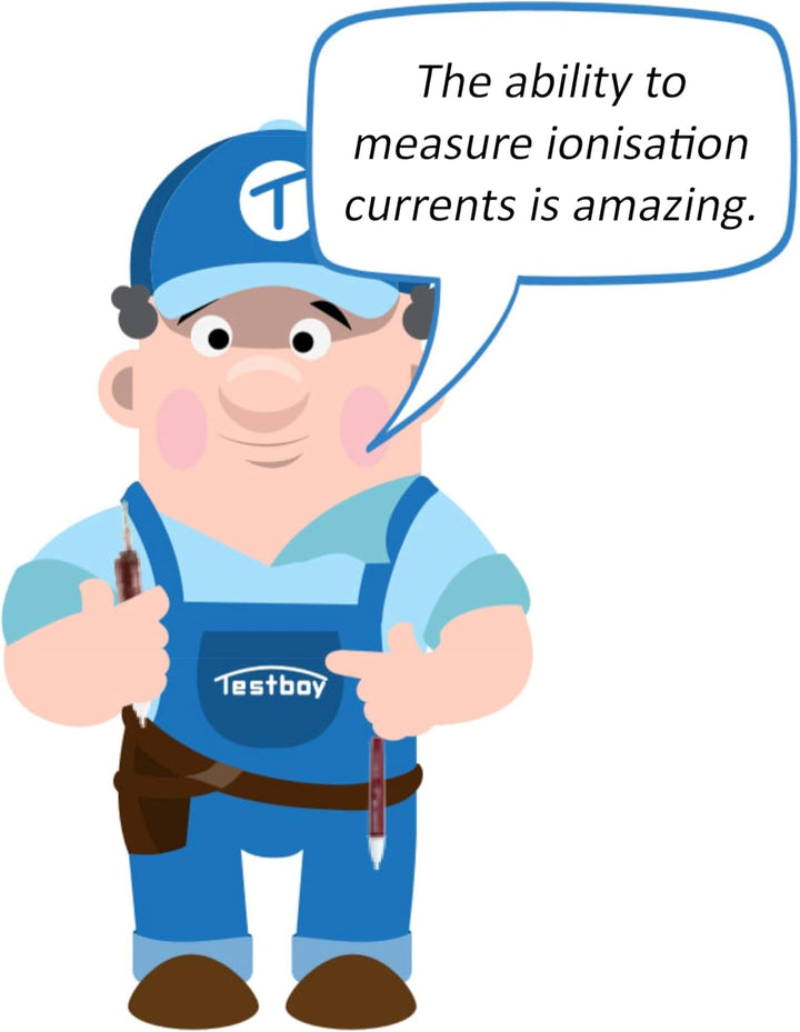 Testboy 2200 Digital-Multimeter mit Kabelbruchdetektor und Ionisationstrommessung (weisse Hochleistu