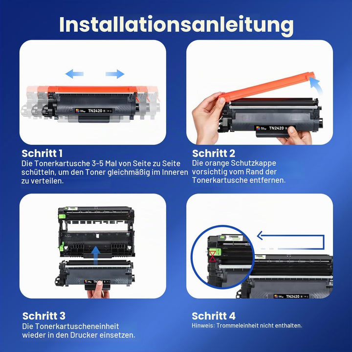 TN2420 TN2410 Toner Kompatibel für Brother TN2420 TN-2420 Toner für Brother MFC-L2710DW MFC-L2710DN