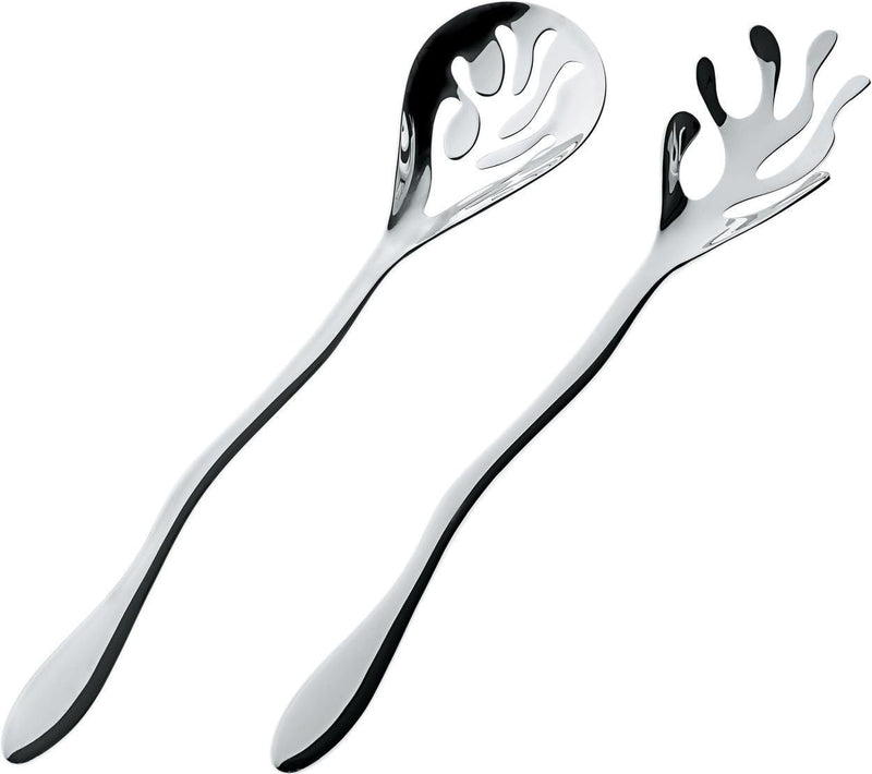 Alessi mediterraneo | ESI16SET - Salatbesteck Design, Edelstahl, 3.2 x 29.5 x 5.5 cm