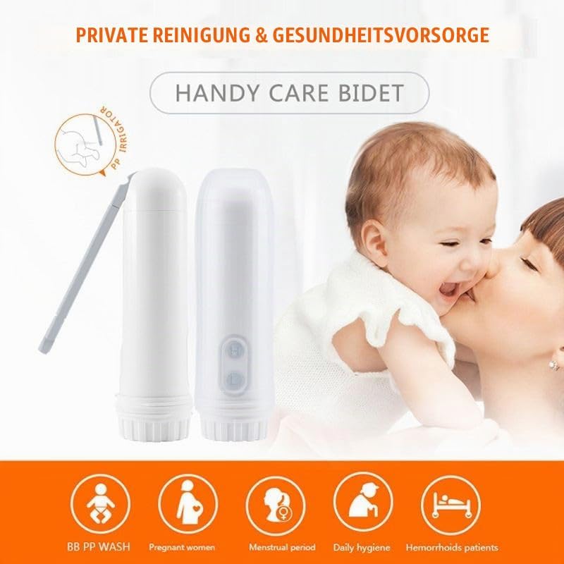 Po Dusche Tragbarer Bidet ersetzt Feuchttücher und Dusch WC Mobiles Reise Bidet Intimdusche Hand-Bid