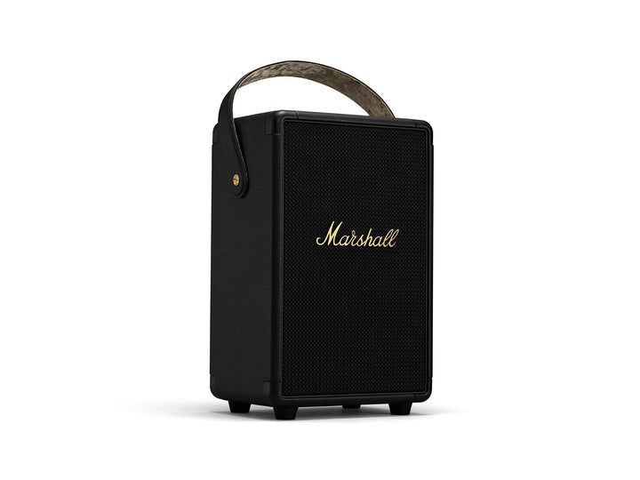 Marshall Tufton Outdoor Tragbarer Bluetooth Partylautsprecher, IPX2 wasserbeständig – Schwarz und Me
