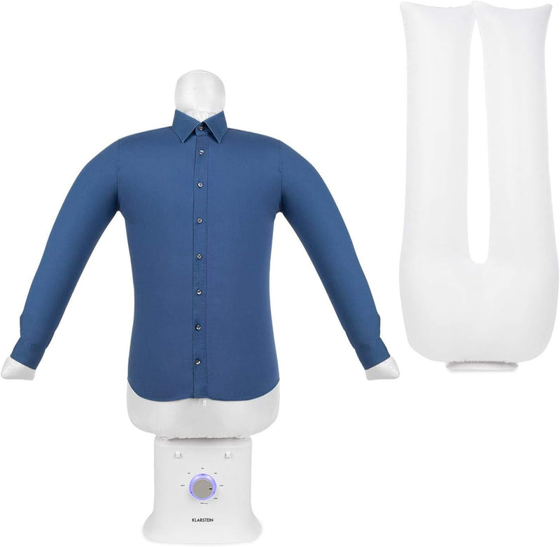 Klarstein ShirtButler Deluxe automatisches Trocken- und Bügelgerät, 2-in-1: Trocknen und bügeln, 125