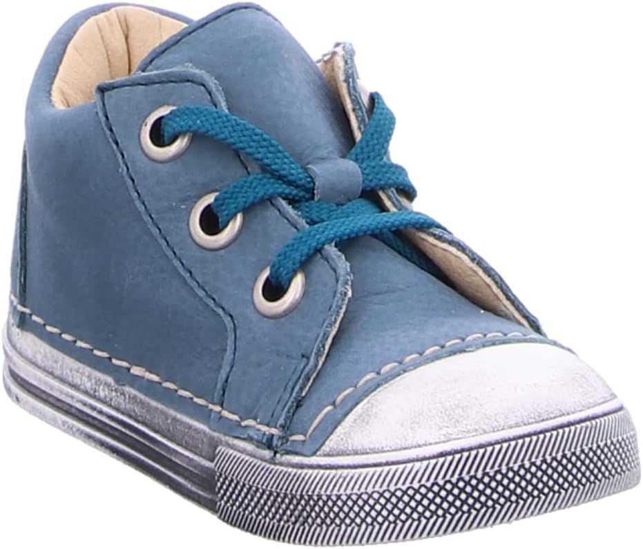 Däumling Baby-Jungen Esther Lauflernschuh 20 EU Blau, 20 EU Blau