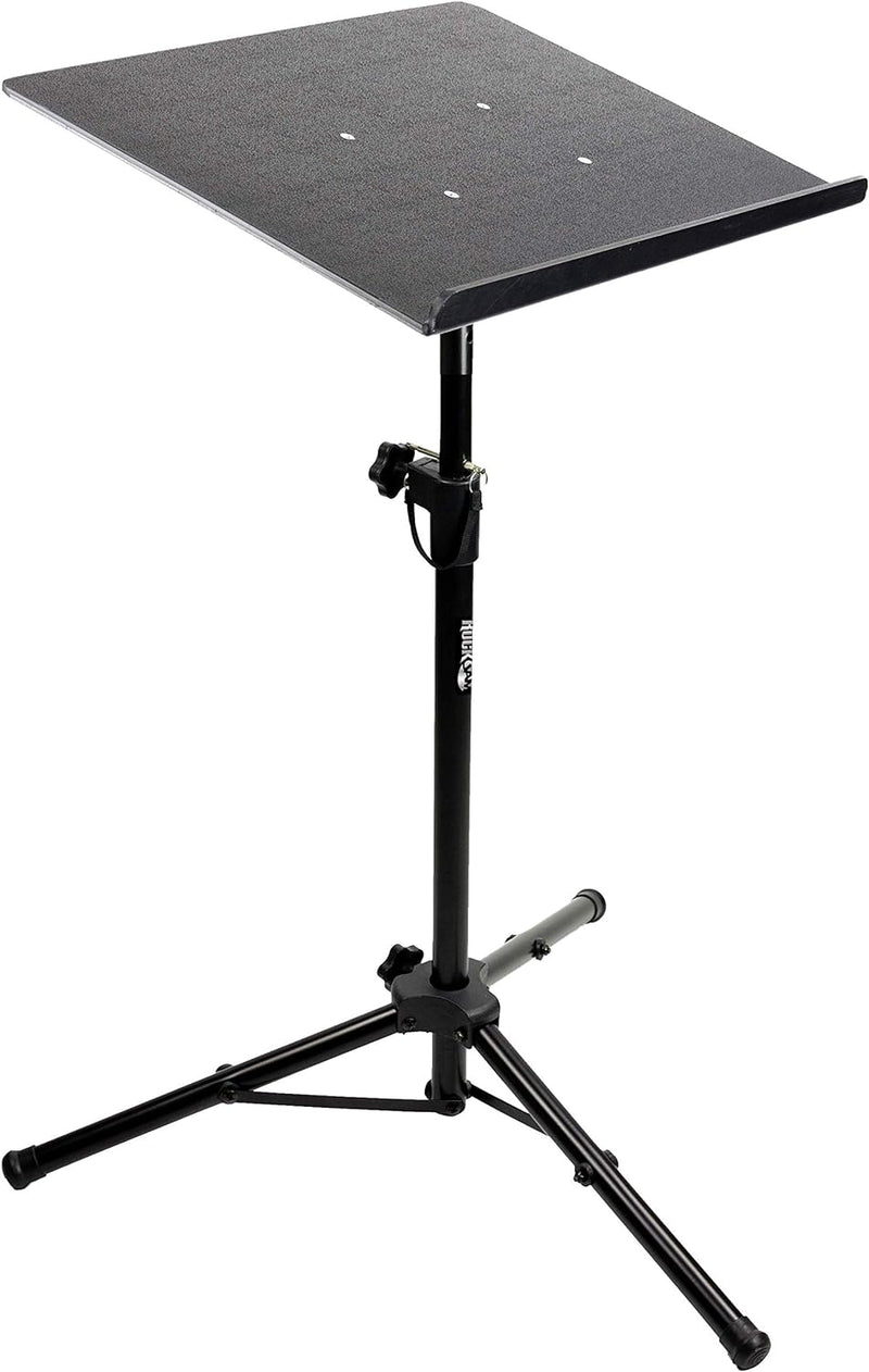 RockJam RJLP3 Heavy Duty Projector Stand Laptop Stand or Temporary Standing Desk with Tripod Body an