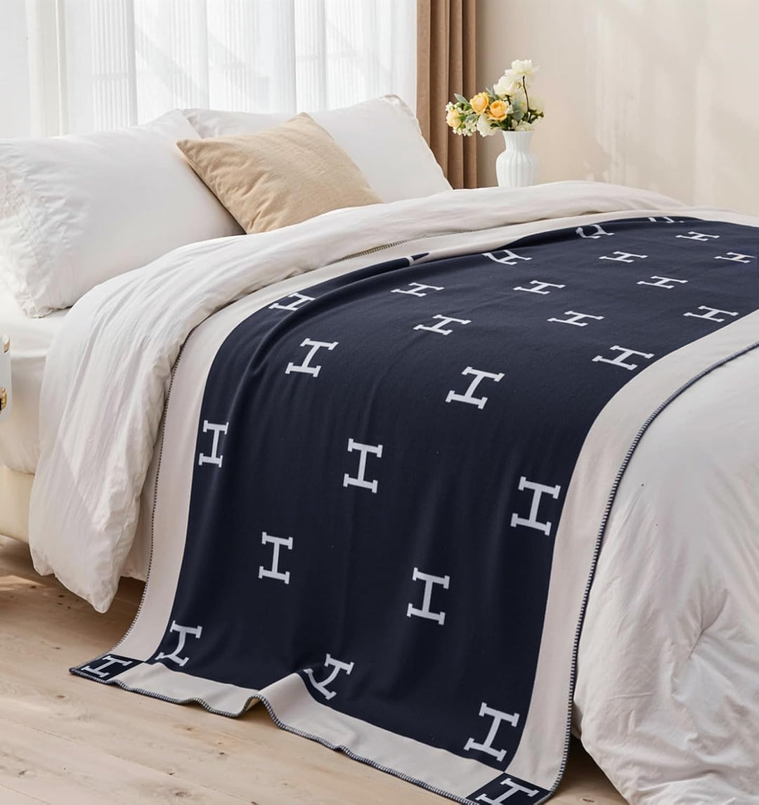 Luxusdecke aus Kaschmir &amp; Wolle – Perfekte Kuscheldecke für Sofa &amp; Sessel, Stilvoll und Wärmend, Ide