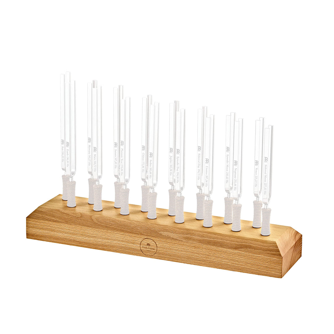 Sonic Energy Tuning Fork Holder – Holz Halterung für 16 Meinl Stimmgabeln der TF-Serie – Buchenholz