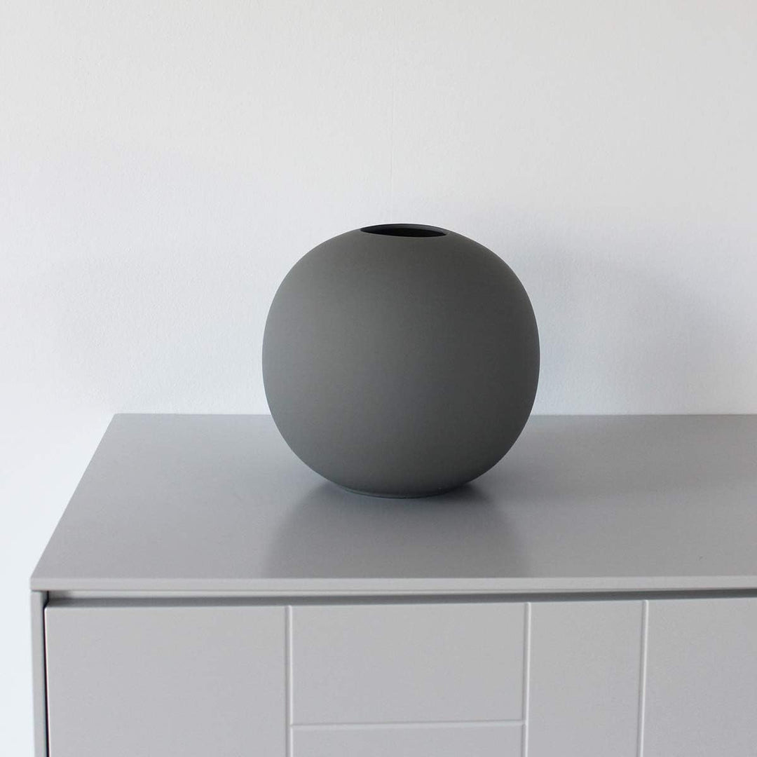 Cooee Design Ball Vase 20cm Grey 20cm Grau, 20cm Grau