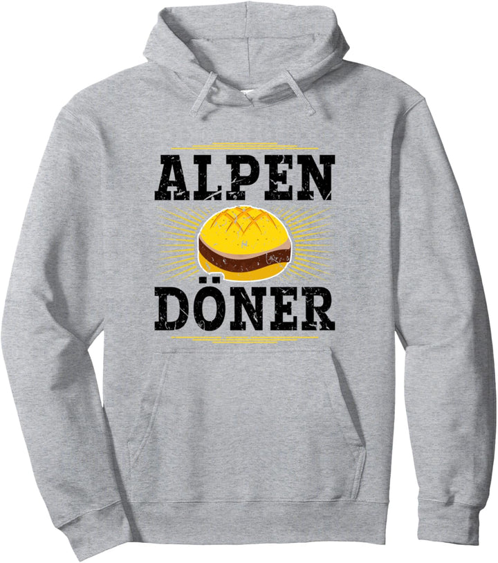 Österreich Lustig Leberkäse Alpen Fleischkäse Pullover Hoodie