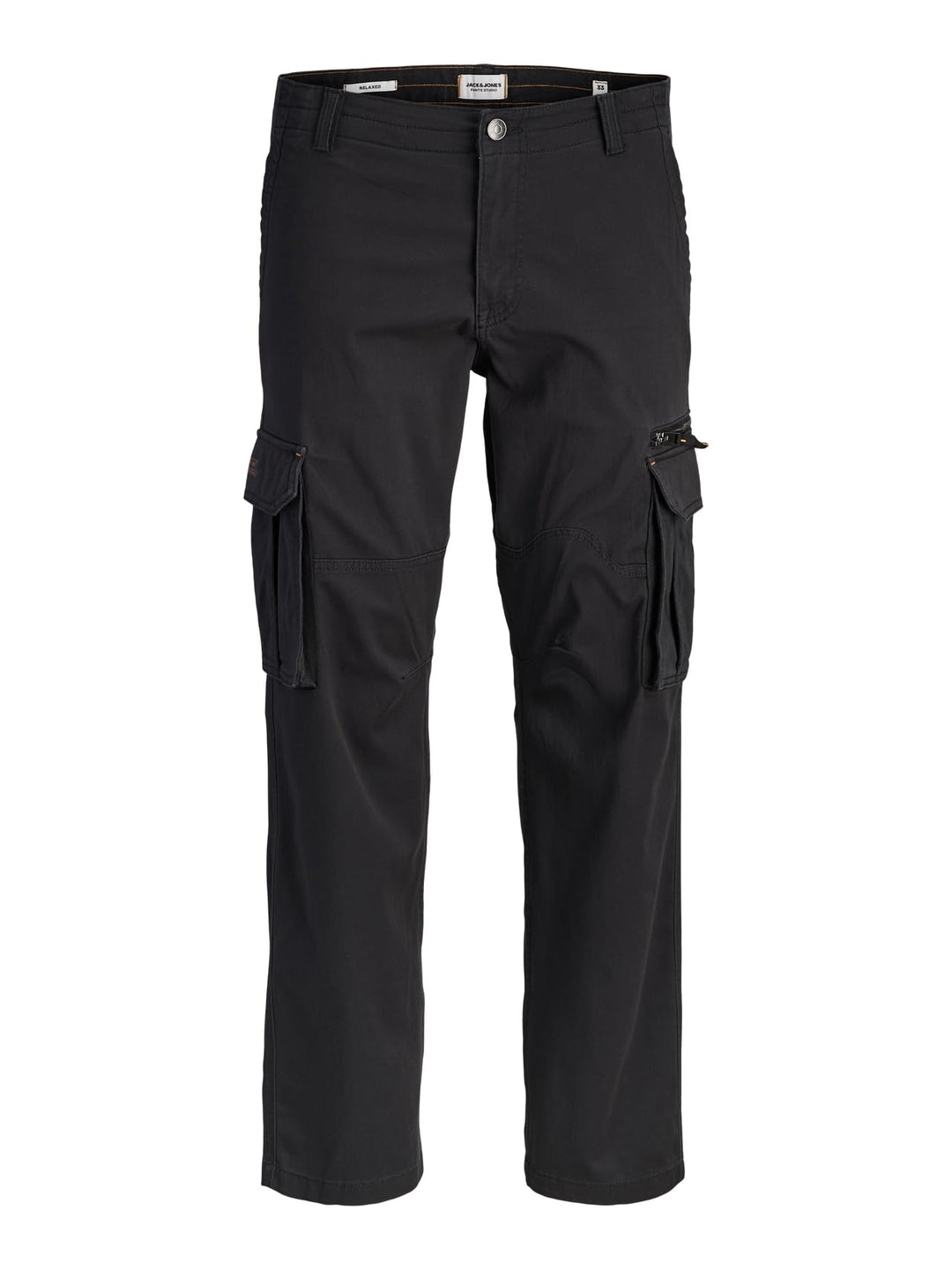 JACK & JONES Male Cargo-Hose Relaxed Fit Cargo-Hose XS Schwarz, XS Schwarz