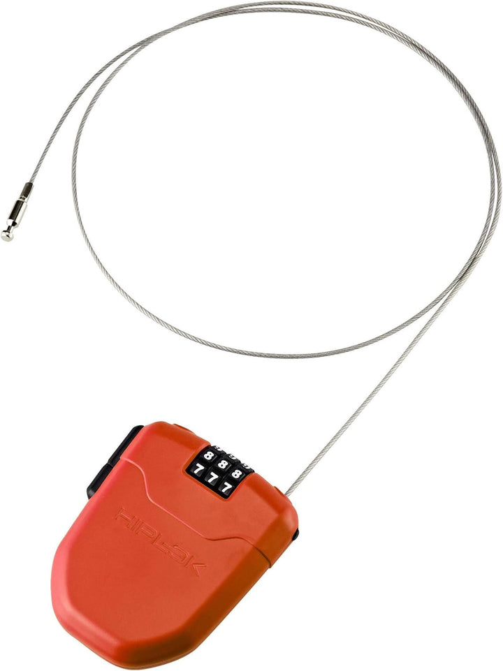 Hiplok FX, Kabelschloss, Unisex, RED, 100cm Schliessumfang 100cm Schliessumfang Red, 100cm Schliessu