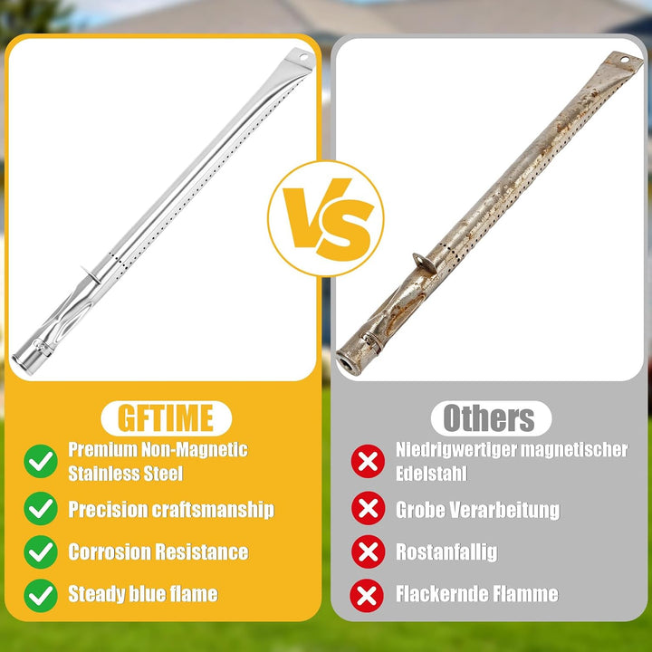 GFTIME 41.9cm Universal Brenner Ersatz für viele Grillmodelle für Enders Monroe Baujahr 2010, Swiss,
