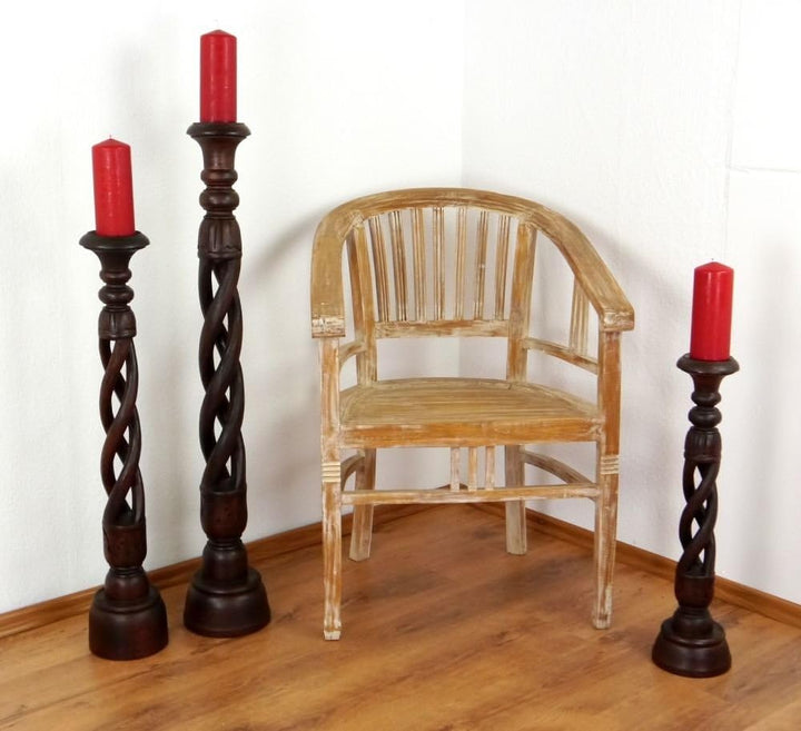 livasia Kerzenständer, Kerzensäule, Kerzenhalter, Kerzenleuchter, Stimmungsleuchter (60cm), 60cm