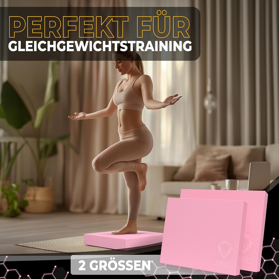 Balance Pad - Premium Balance Kissen für Gleichgewichtsübungen - Rutschfestes Balancekissen Physioth