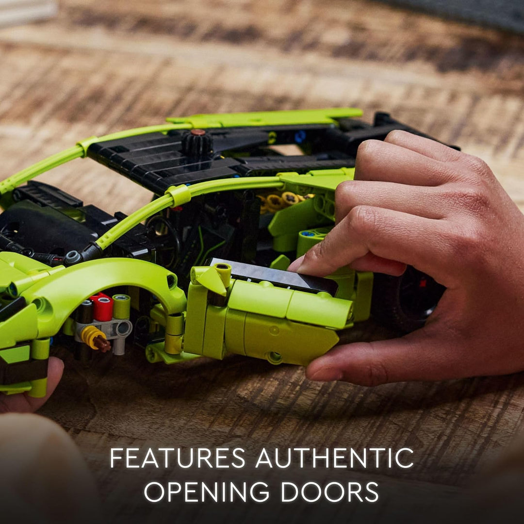 LEGO Technic 42161 Lamborghini Huracán Tecnica Advanced Sportwagen Bauset für Kinder ab 9 Jahren, di