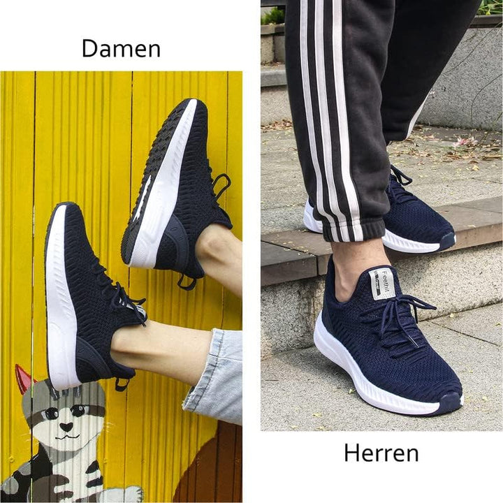 Feethit Turnschuhe Herren Laufschuhe Sportschuhe Sneaker rutschfeste Gummisohlen Leichte und Atmungs