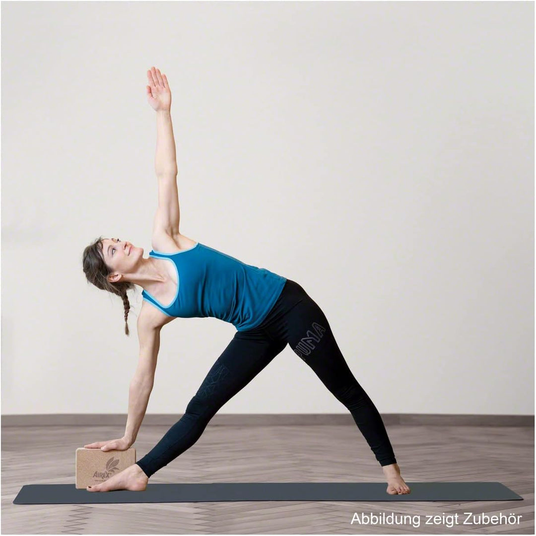 AIREX Pilates- und Yogamatte ECO Grip, LxBxH 180x61x0,4 cm anthrazit, anthrazit