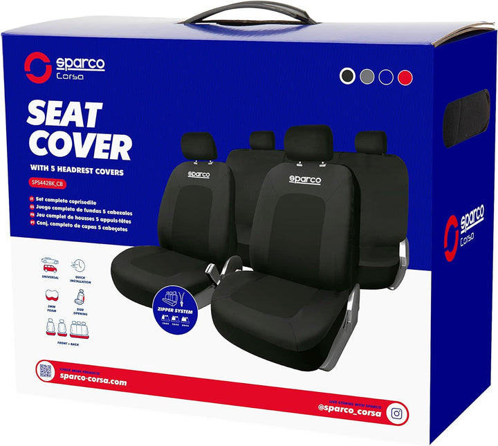 Sparco SPORTABZEICHEN-Set SCHWARZ, SPCS442BK SPORT SCHWARZ, SPORT SCHWARZ