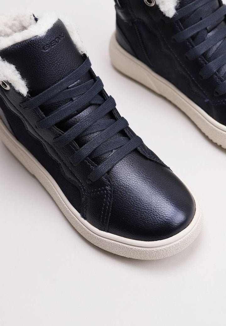 Geox Mädchen J Theleven Girl ABX Sneaker 29 EU Dk Navy, 29 EU Dk Navy