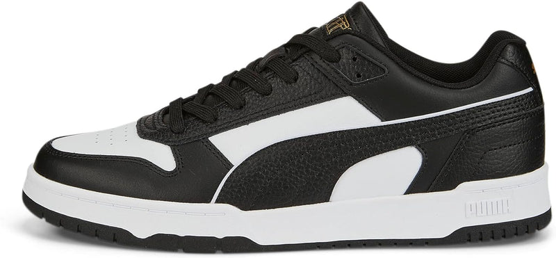 PUMA Unisex Rbd Game Low Leichtathletik-Schuh 41 EU Puma Black Puma White Puma Team Gold, 41 EU Puma