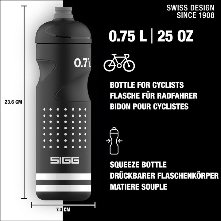 SKS GERMANY Anywhere TOPCAGE Flaschenhalter, Fahrradzubehör &amp; SIGG - Weiche Fahrrad Trinkflasche - P