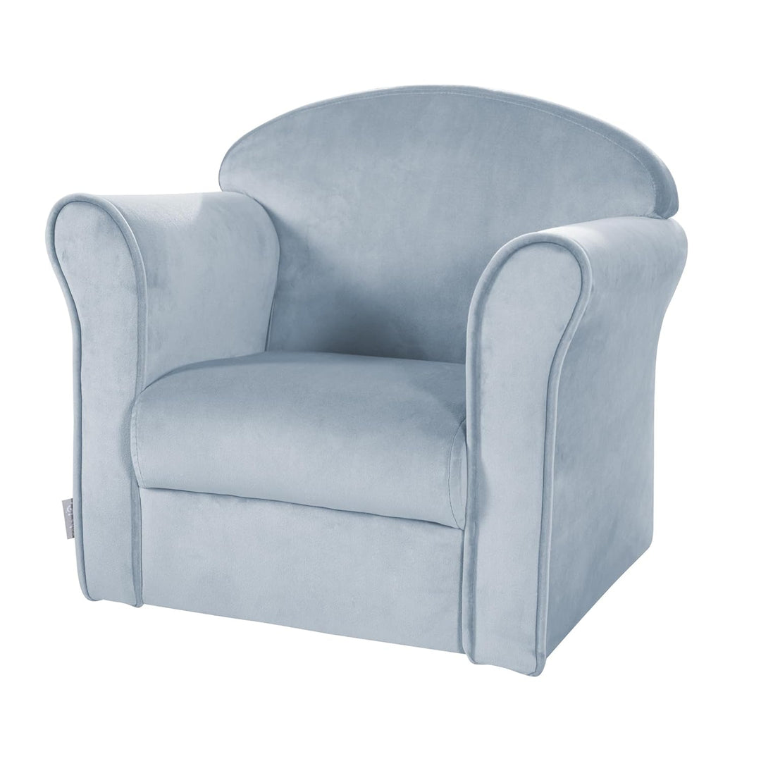 roba Kindersessel Lil Sofa mit Armlehnen - für Jungen und Mädchen - Bequemer Babysessel - Samtstoff