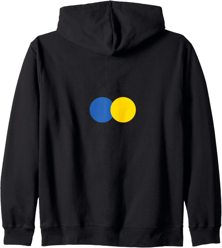 Flagge Ukraine Kapuzenjacke