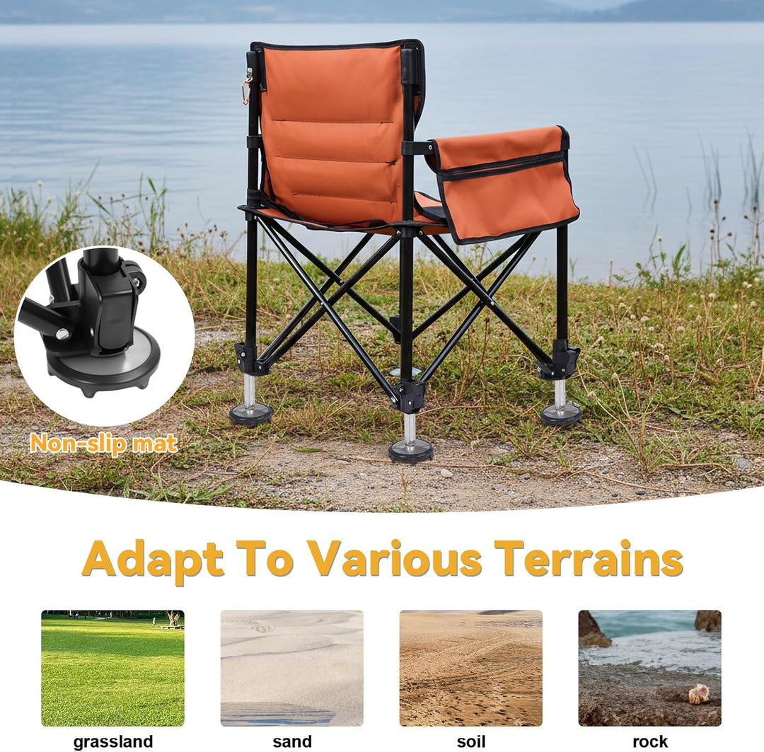 Klappbarer Campingtisch und Stuhl-Set, tragbarer Outdoor-Tisch für 4 Personen mit 4 Stühlen für Pick