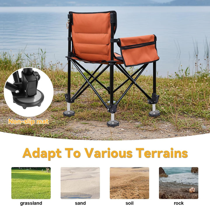 Klappbarer Campingtisch und Stuhl-Set, tragbarer Outdoor-Tisch für 4 Personen mit 4 Stühlen für Pick