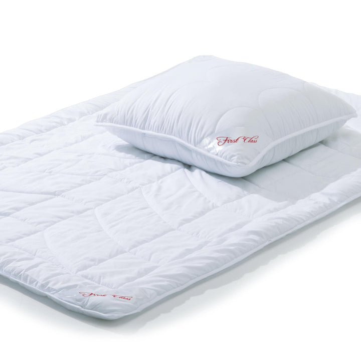 CelinaTex First Class Duo Steppdecken Winterdecke 135 x 200 cm Set mit 1x Kopfkissen 80 x 80 cm Wint
