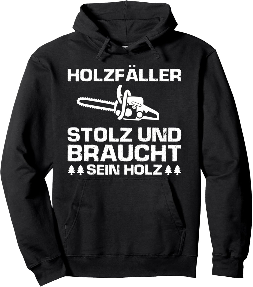 Kettensäge Forstwirt Holzfäller Pullover Hoodie