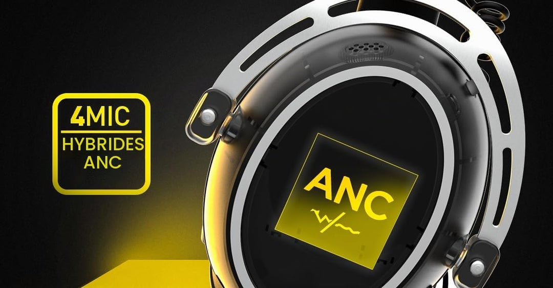 HATOR Hypergang 3 Wireless Gaming-Headset – Hi-Res Audio, Hybrid ANC, 45h Akku, Spatial Audio, Bluet