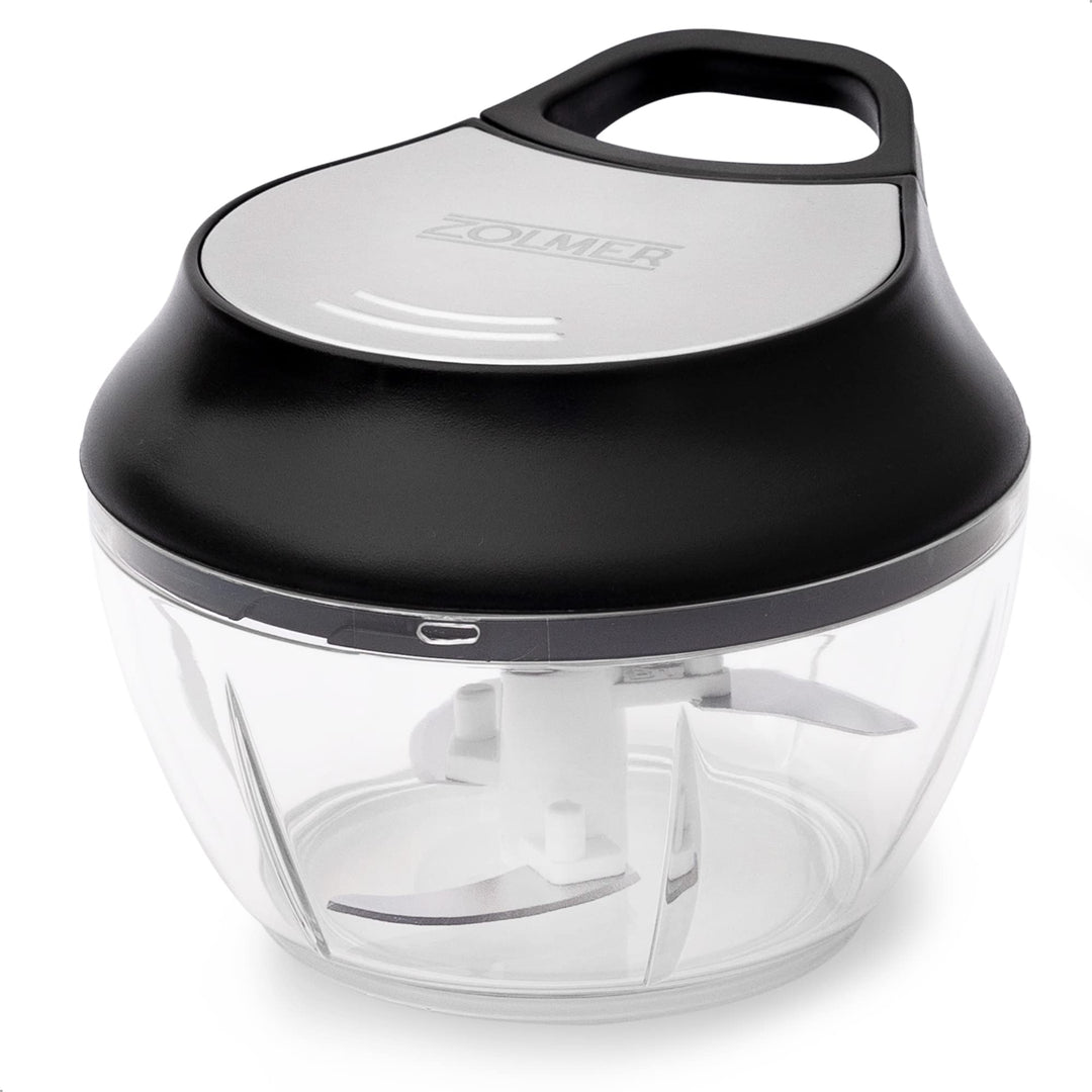 ZOLMER® Zwiebelschneider - Manueller Zerkleinerer mit Seilzug als Gemüseschneider - Multizerkleinere