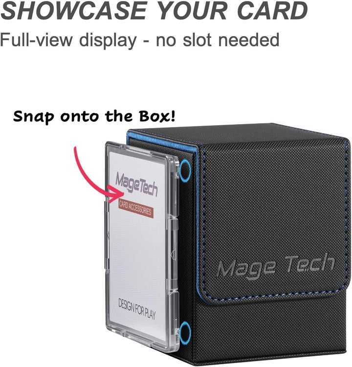 Mage Tech Adventurer [Hero] Modulare Deckbox - passt für 99 doppelt gesleevte Karten - Avatar-Halter