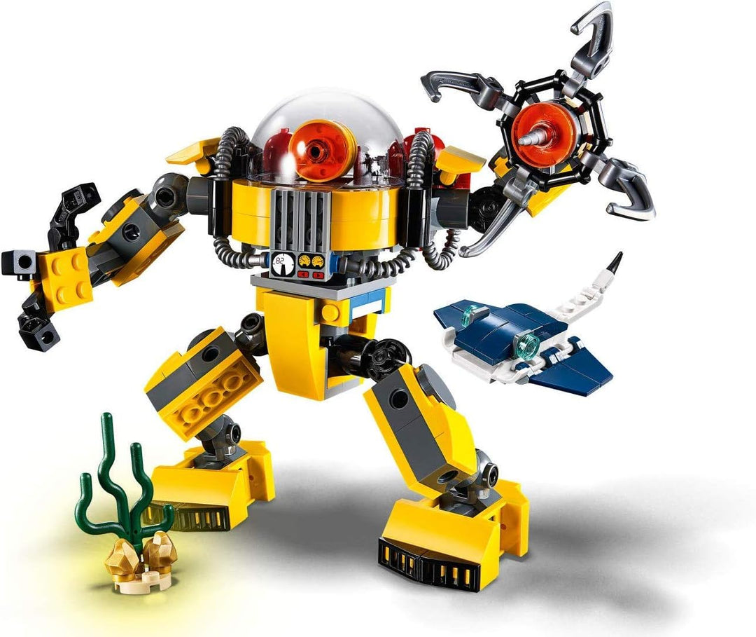 LEGO Creator 3in1 Underwater Robot 31090 Building Kit , New 2019 (207 Piece)