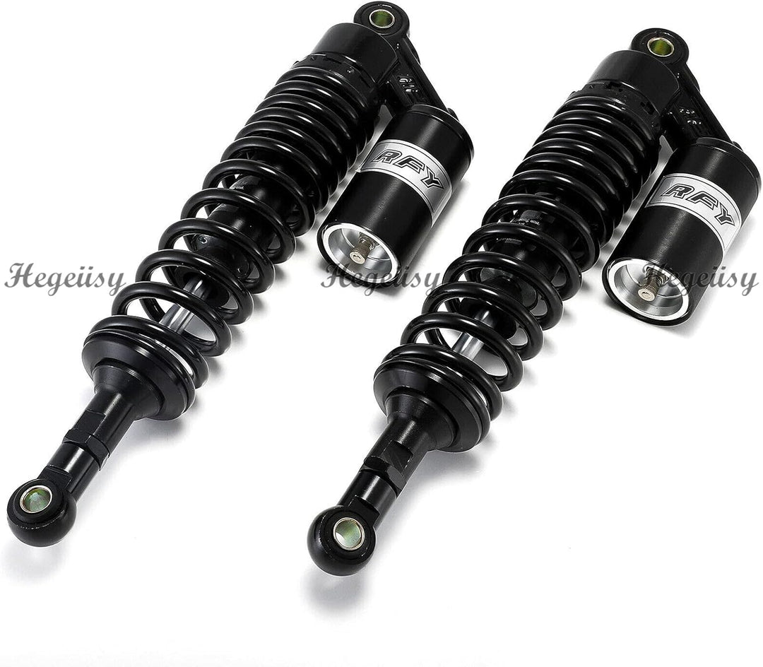 Hegeiisy 360mm 14.17 Zoll 8mm Feder Universal Motorrad Stossdämpfer Hinterradaufhängung ATV Quad Rol