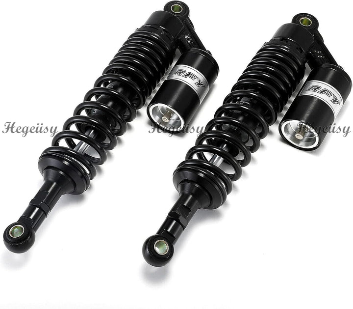Hegeiisy 360mm 14.17 Zoll 8mm Feder Universal Motorrad Stossdämpfer Hinterradaufhängung ATV Quad Rol