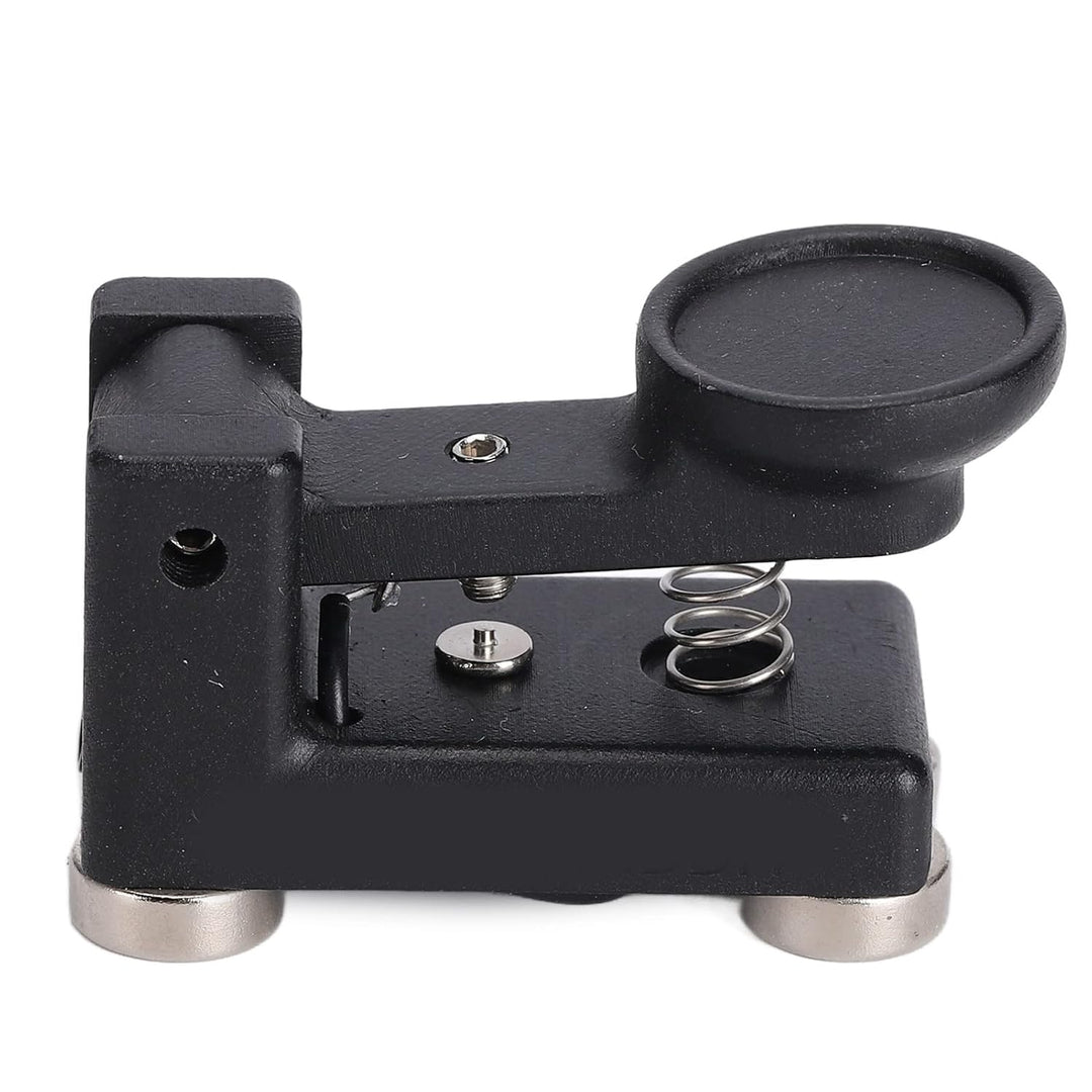 Morse Code Key, Morse Telegraph Taste, QU-4525 Magnetische Adsorptionsbasis ABS Compact CW Morse Cod