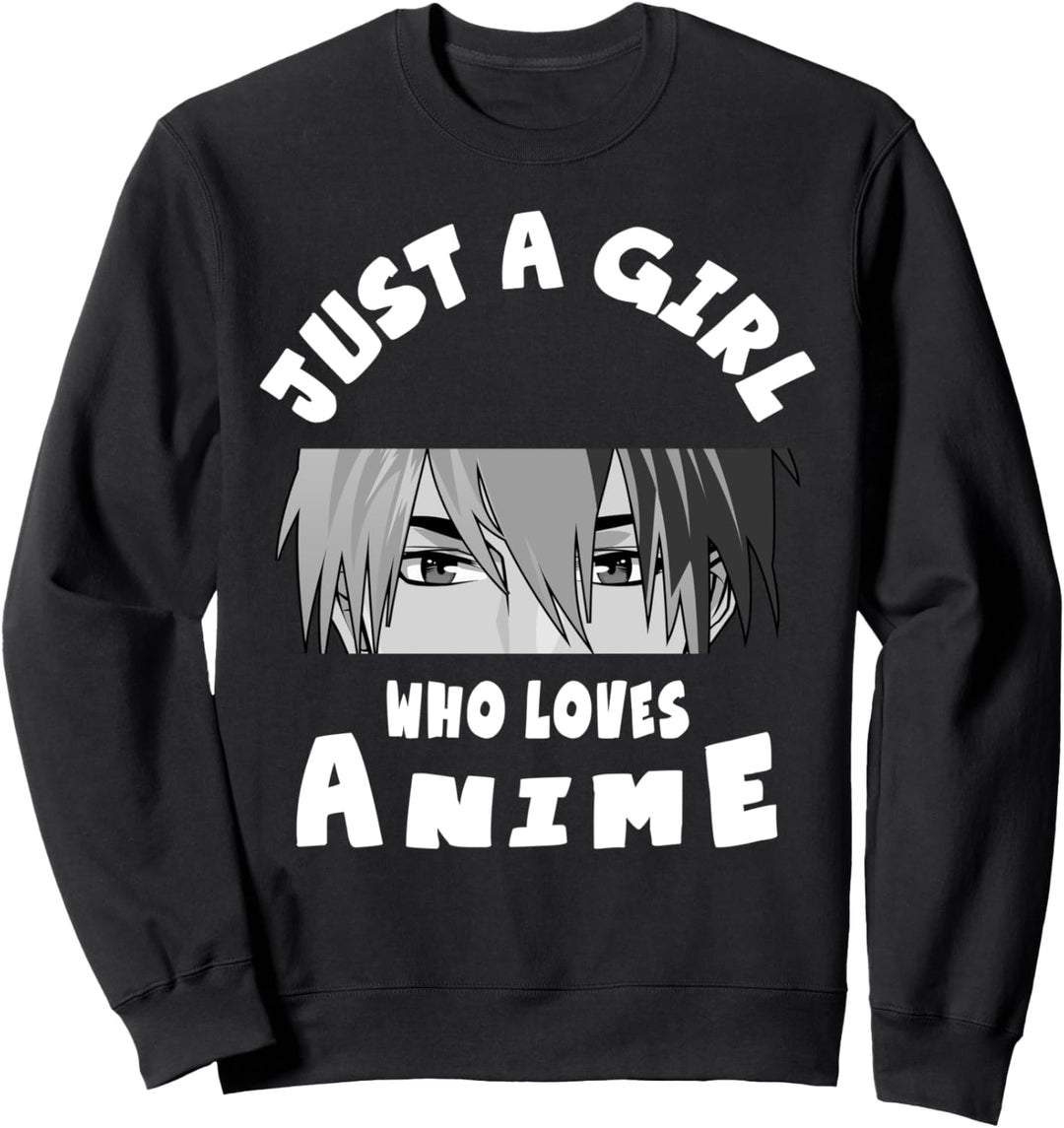 Nur ein Mädchen, das Anime Teen Manga Fan Nani Anime Girl Sweatshirt