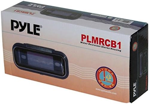 Pyle Stereo Schutz AUTORADIO MARINIERT 1 DIN PLMRCB1 FÄRBEN Schwarze Schwarze Boot FLOss SWIMMINGPOO