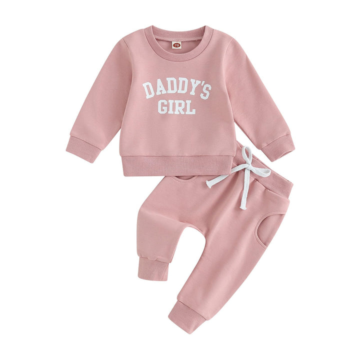 Geagodelia Baby Mädchen Kleidung Outfit Babykleidung Set Langarmshirt Sweatshirt + Hose Neugeborene