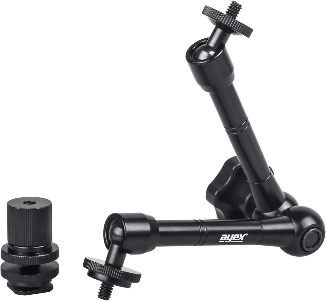 ayex Magic Arm 11 Zoll 28 cm Gelenkarm/Schwenkarm für Video DSLR Kamera Monitor Videoleuchte