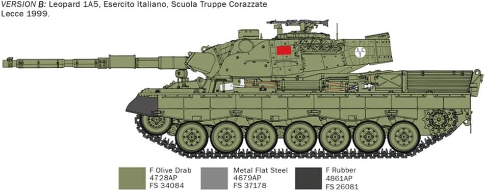 Italeri 510006481-1:35 Leopard 1 A5