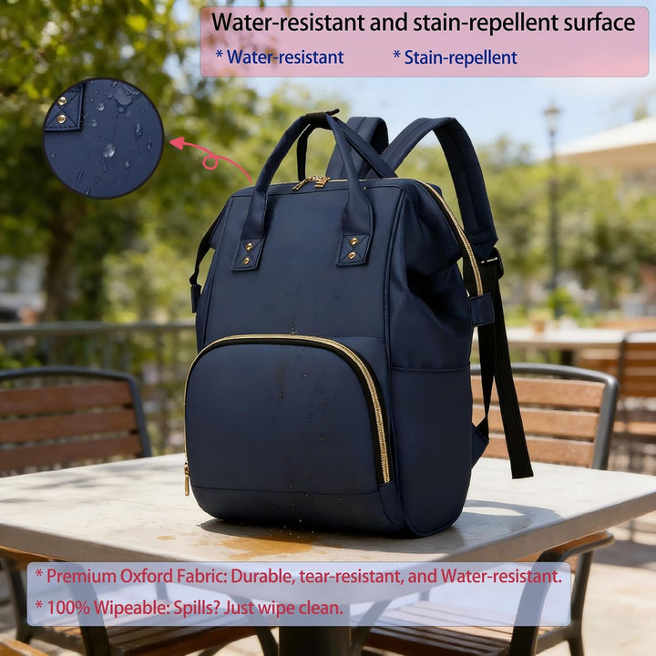 Wickeltasche Rucksack, Multifunktions-Wickeltasche Organizer mit grosser Kapazität, wasserdichte Wic